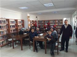 Kütüphanemiz okul gezilerine açıktır.  / Aladağ İlçe Halk Kütüphanesi